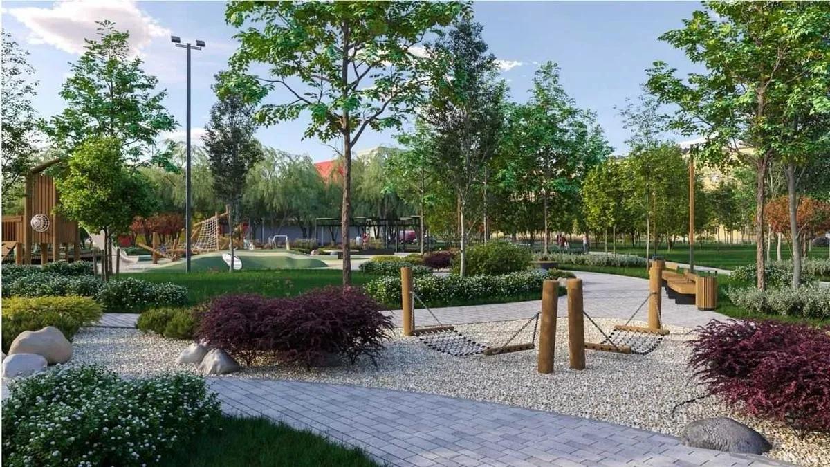 Благоустройство сквера Псковских десантников