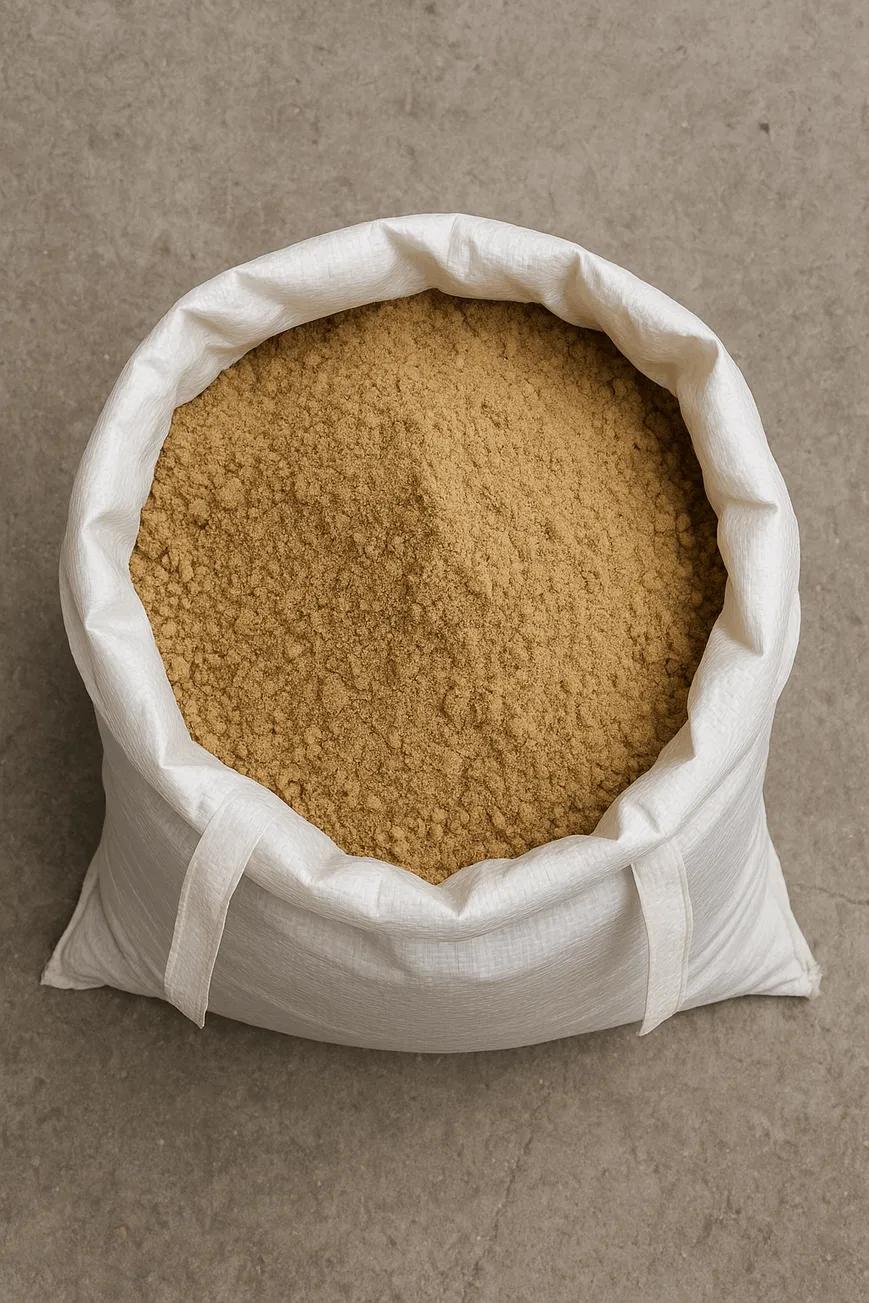 Песок карьерный в мешках