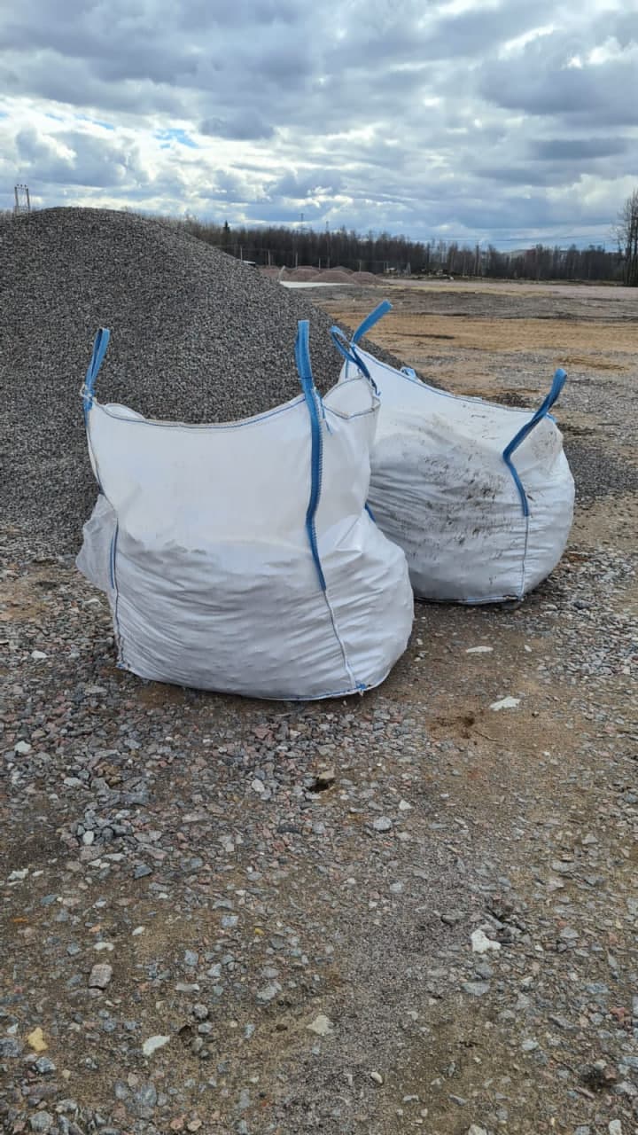 Щебень гранитный 5-20 в биг-бэгах