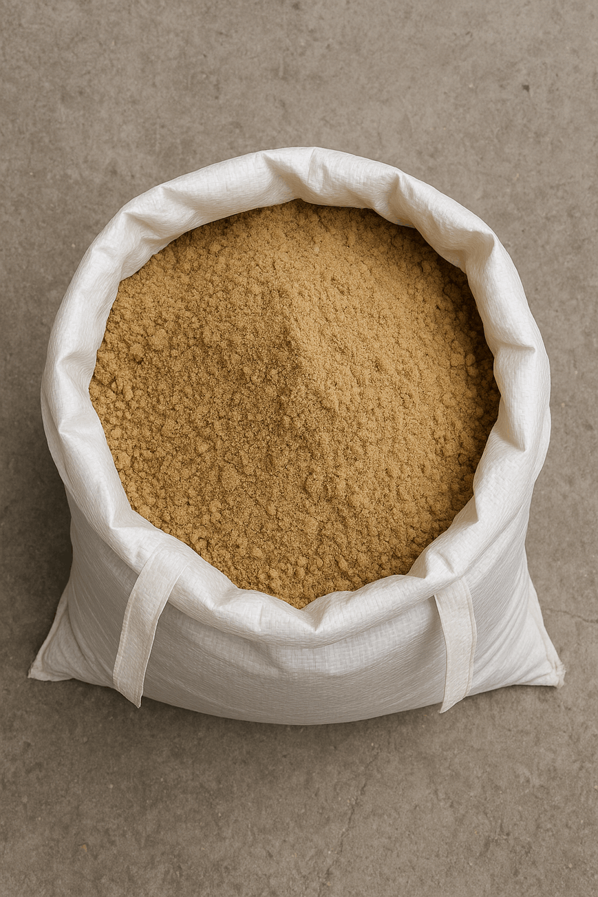 Песок карьерный в мешках